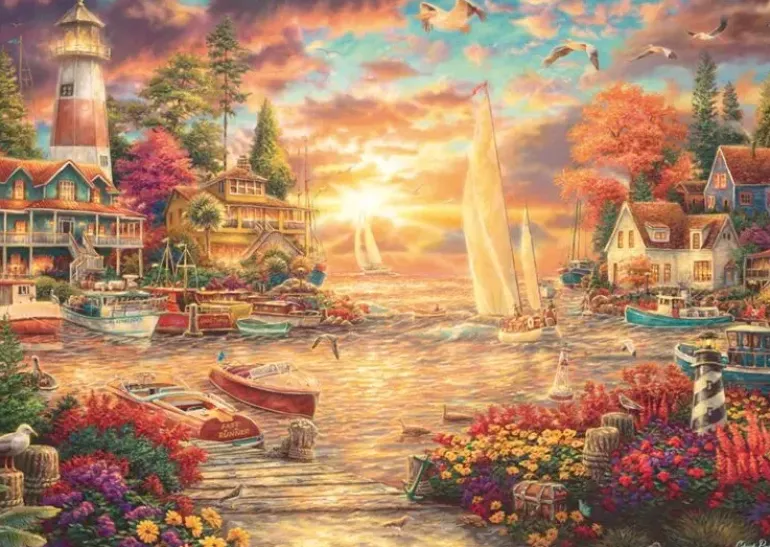 Schmidt: Chuck Pinson - Lakeside Morning Tranquillity (1000)