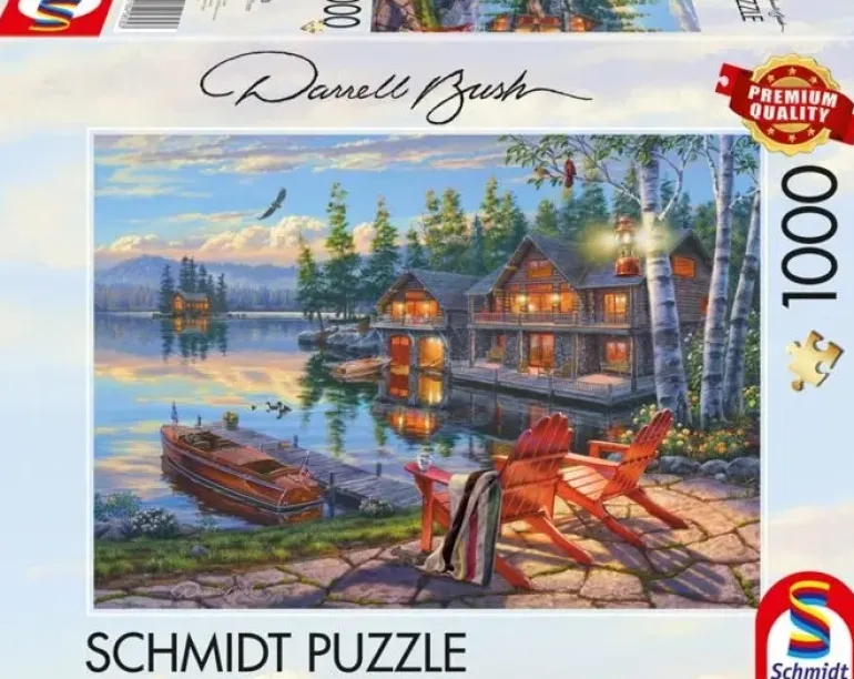 Schmidt: Darrell Bush - The Banks of Loon Lake, New York (1000)