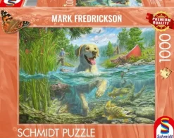 Schmidt: Mark Fredrickson - A Yellow Labrador Goes Fishing (1000)