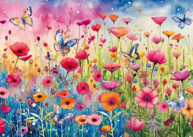 Schmidt: Poppy Field (1000)