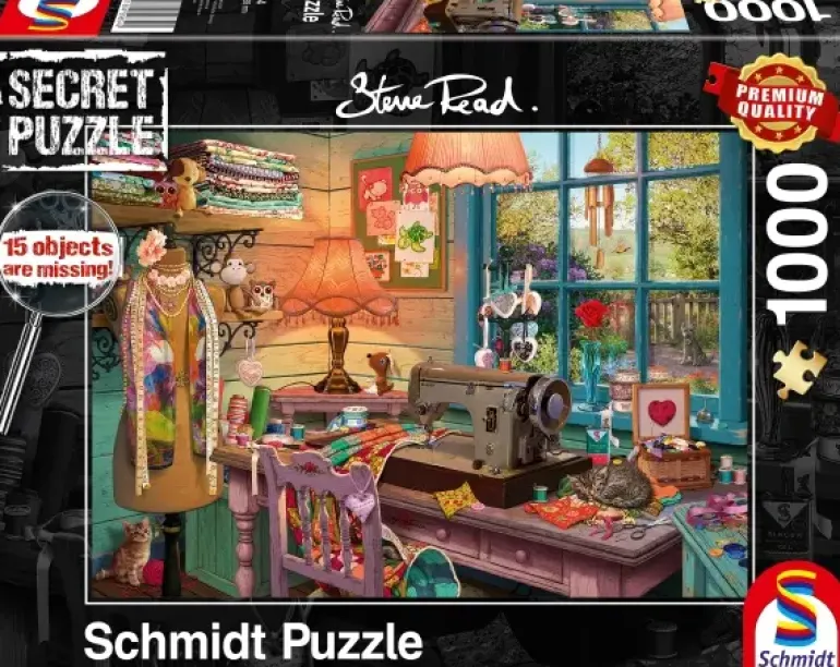 Schmidt: Secret Puzzle - Steve Read, In the Sewing Room (1000)