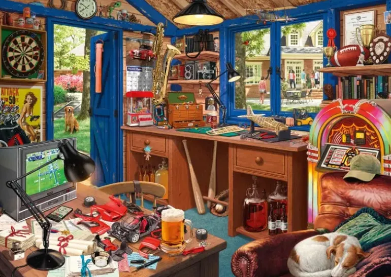Schmidt: Secret Puzzle - Steve Read, Father's Workshop (1000)