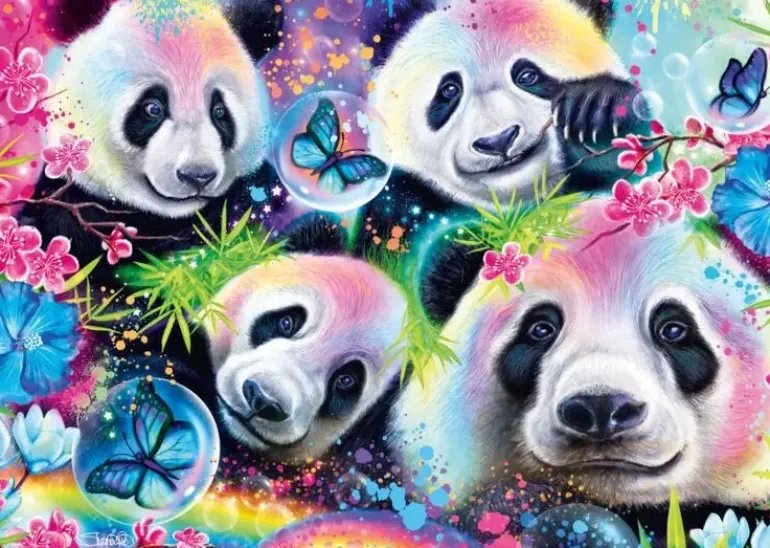 Schmidt: Sheena Pike - Rainbow Pandas (1000)