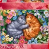 Schmidt: Sleeping Velvet Paws (1000)
