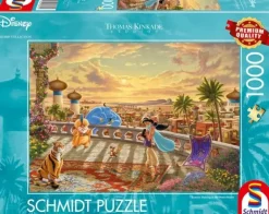 Schmidt: Thomas Kinkade Studios - Disney, Jasmine Dancing in the Desert Sunlight (1000)