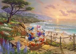 Schmidt: Thomas Kinkade, Studios - Disney, Donald and Daisy A Duck Day Afternoon (1000)