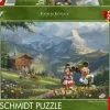 Schmidt: Thomas Kinkade Studios - Disney, Mickey and Minnie in the Alps (1000)