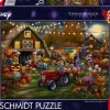 Schmidt: Thomas Kinkade Studios - Disney, Mickey and Minnie - Pumpkin Festival (1000)