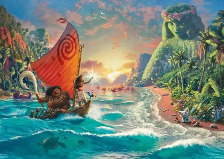 Schmidt: Thomas Kinkade Studios - Disney, Moana (Vaiana) (1000)