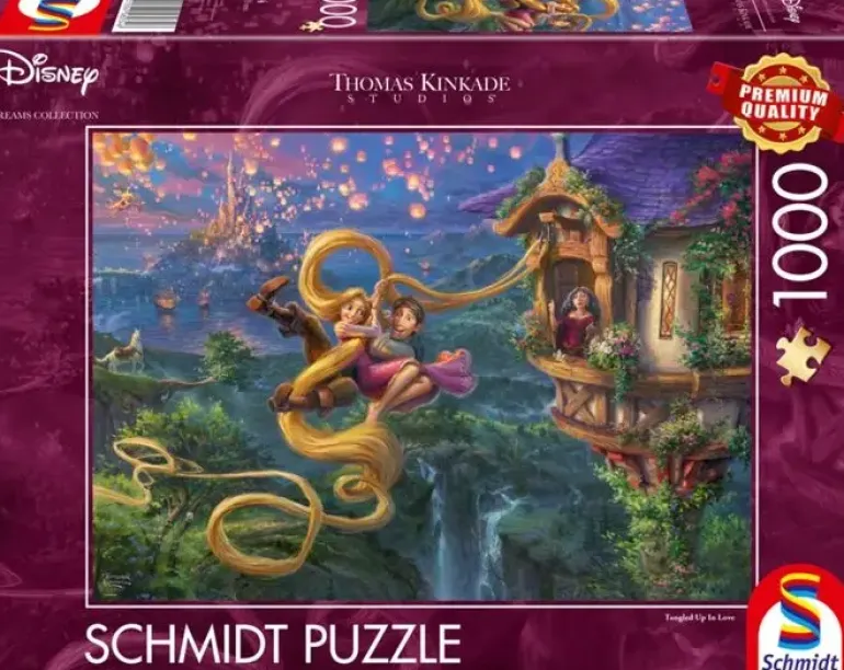 Schmidt: Thomas Kinkade Studios - Disney, Tangled Up In Love (1000)