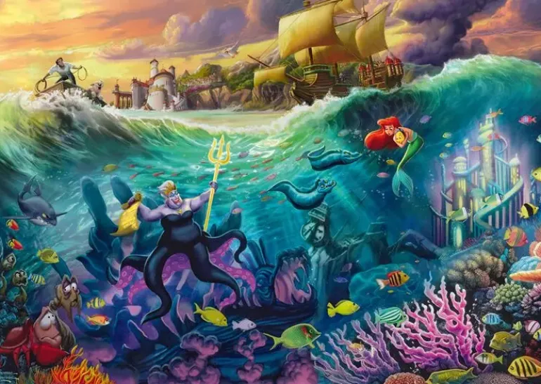 Schmidt: Thomas Kinkade Studios - Disney, The Little Mermaid - Ursula (1000)