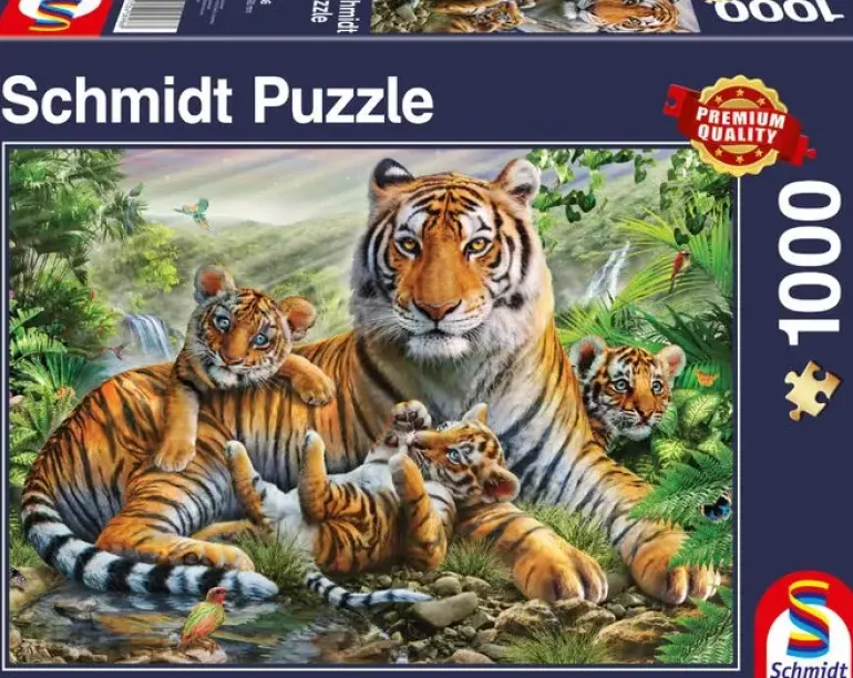 Schmidt: Tiger and Cubs (1000)