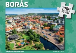 Svenskapussel: Borås - Viskan från ovan (1000)