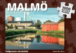 Svenskapussel: Malmö - Vallgraven vid Slottet (1000)