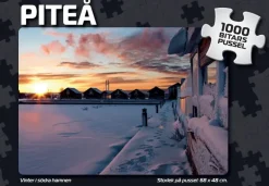 Svenskapussel: Piteå - Vinter i södra hamnen (1000)