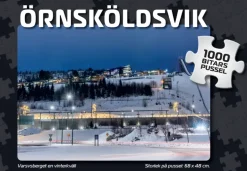 Svenskapussel: Örnsköldsvik - Varvsberget en Vinterkväll (1000)