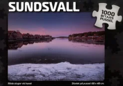 Svenskapussel: Sundsvall - Röda Stugor Vid Havet (1000)