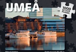 Svenskapussel: Umeå - Båtar på Umeälven (1000)