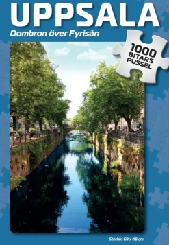 Svenskapussel: Uppsala - Dombron över Fyrisån (1000)