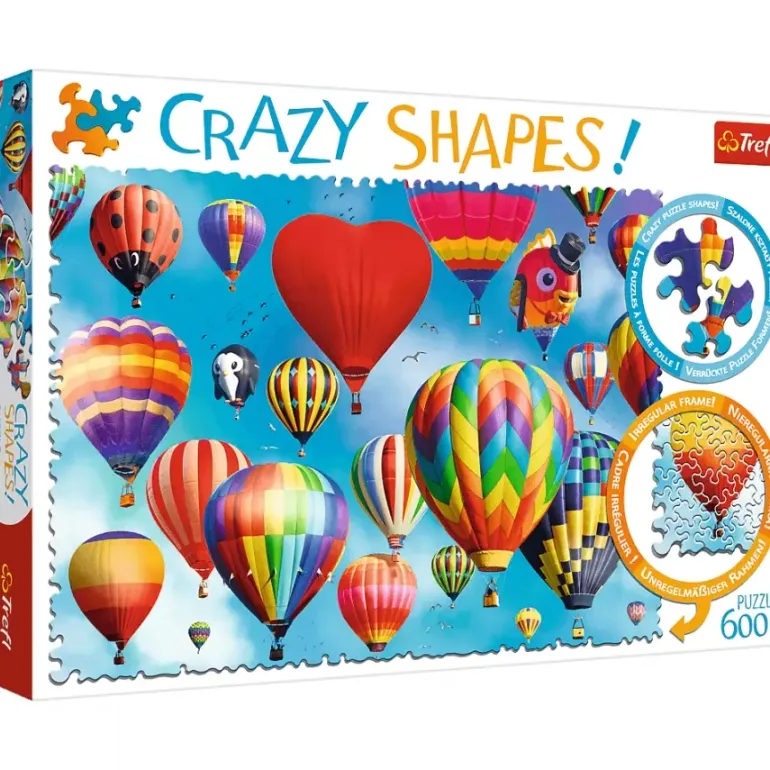 Trefl: Crazy Shapes! - Colourful Balloons (600)