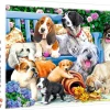 Trefl: Dogs in the Garden (1000)