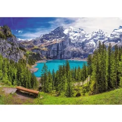 Trefl: Lake Oeschinen, Alps, Switzerland (1500)