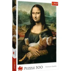 Trefl: Mona Lisa and Purring Kitty (500)