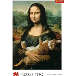 Trefl: Mona Lisa and Purring Kitty (500)