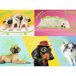 Trefl: Neon Color Line - Far out Dogs (1000)