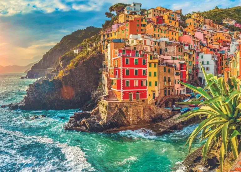 Trefl: Town of Riomaggiore, Italy (1000)