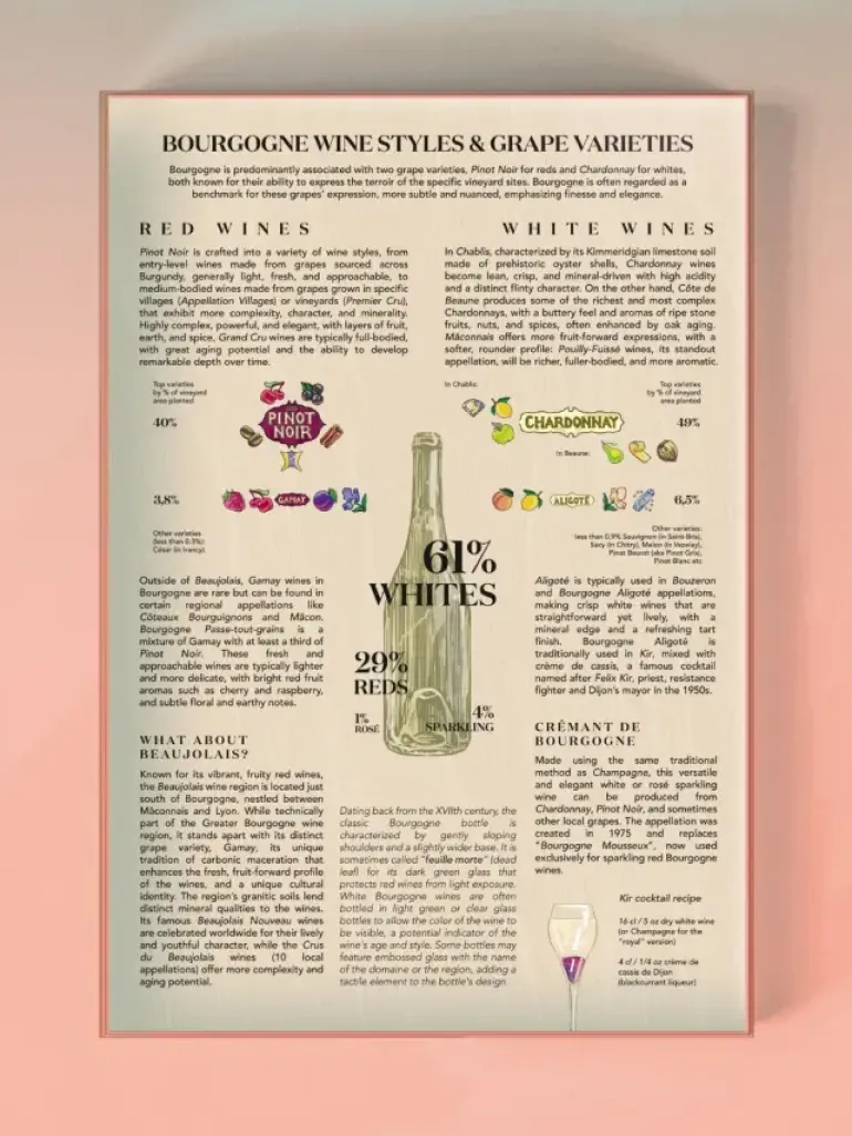 Water & Wines: Bourgogne - Wine Puzzle (1000)
