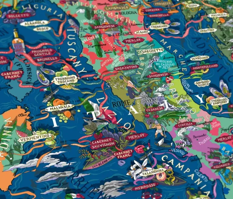 Water & Wines: Italy - Wine Puzzle (1000)