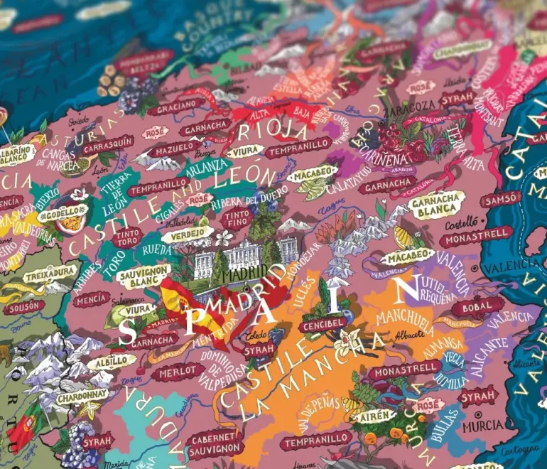 Water & Wines: Spain - Wine Puzzle (1000)