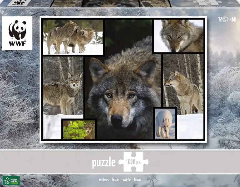 WWF Puzzle: Wolves (1000)